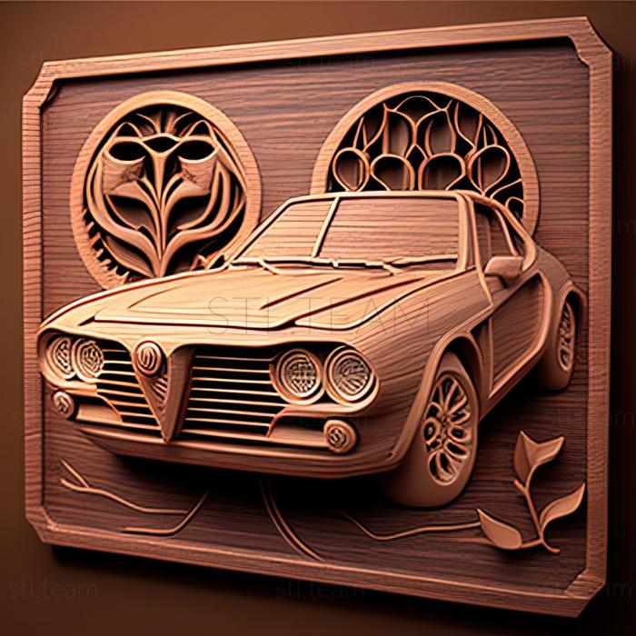 3D model Alfa Romeo GTV Spider (STL)